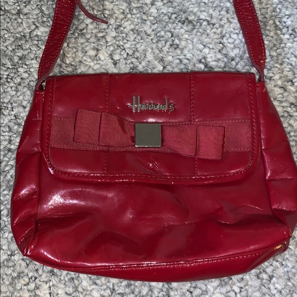 Harrods Red Purse